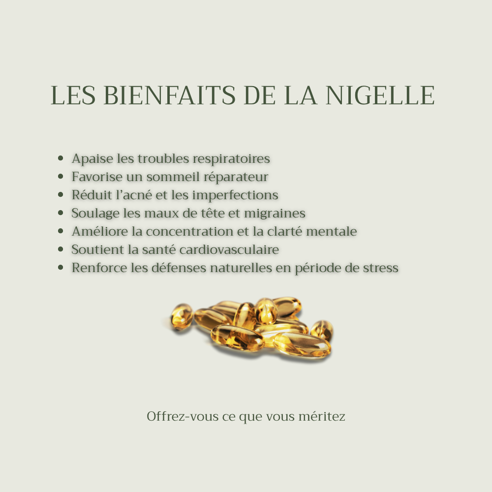 Huile de Nigelle - Gélules